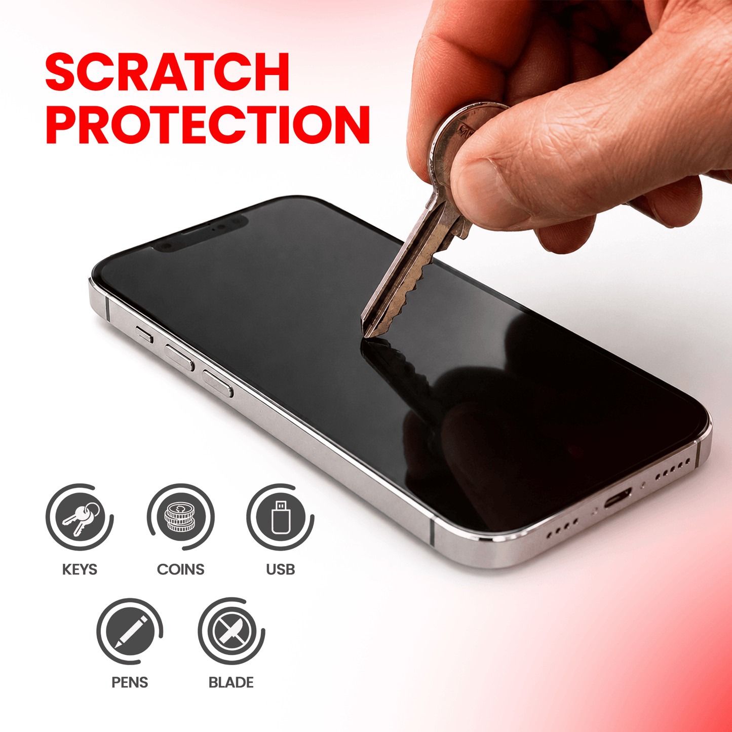 iPhone 15 and iPhone 16 Screen Protector Ultra Clear with Installation Tray | Full Coverage Tempered Glass