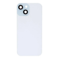 A clean white replacement rear glass housing for a dual-camera smartphone, shown against a plain white background.