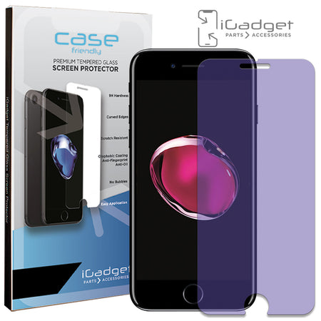 iPhone 6 Plus/iPhone 6s Plus Screen Protector | Anti-Bluelight Case Friendly Glass