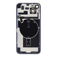 iPhone 14 Plus Rear Glass Cover with Frame & Small Parts (Wireless Coil, Flash & Mic)