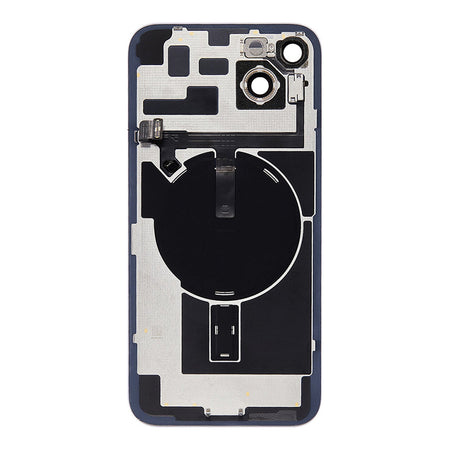 iPhone 14 Plus Rear Glass Cover with Frame & Small Parts (Wireless Coil, Flash & Mic)