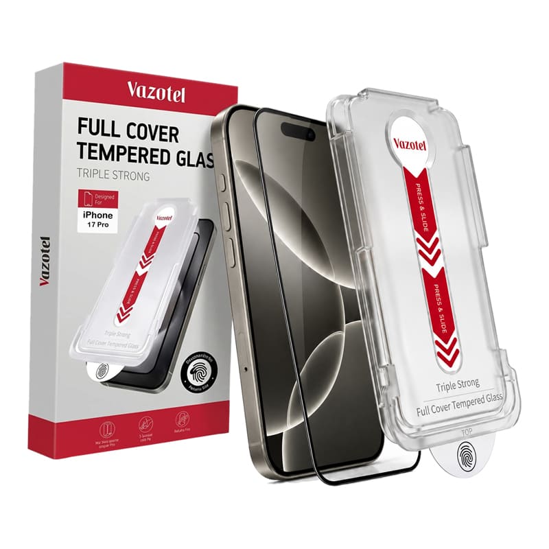 iPhone 17 Pro Screen Protector Ultra Clear with Installation Tray | Full Coverage Tempered Glass