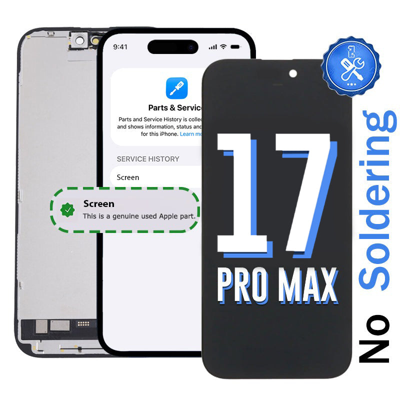 iPhone 17 Pro Max Diagnostic Black Screen Replacement | Flexible Soft OLED