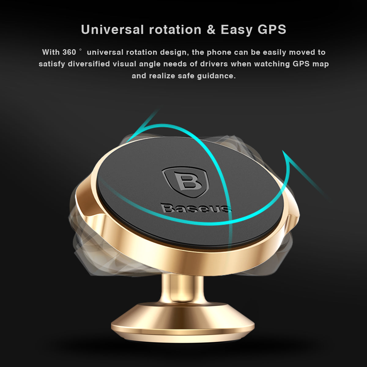 Baseus Small Ears Series Magnetic Bracket Car Mount (Adhesive Surface Mounted)