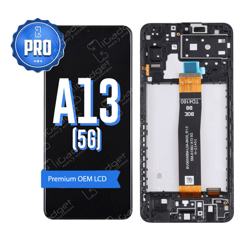 Samsung A13 5G LCD and Digitiser Replacement with Middle Frame | OEM