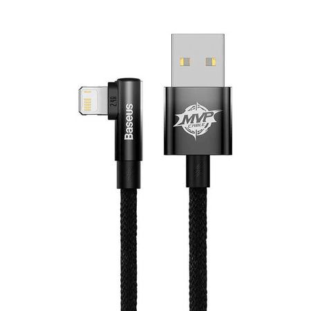 BASEUS 1M Elbow iPhone Lightning Cable (2.4A) | MVP 2 Series Fast Charging Cable