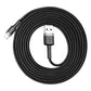 BASEUS 2M USB to Lightning Charging Cable (1.5A) | Cafule Series iPhone Charger Cable
