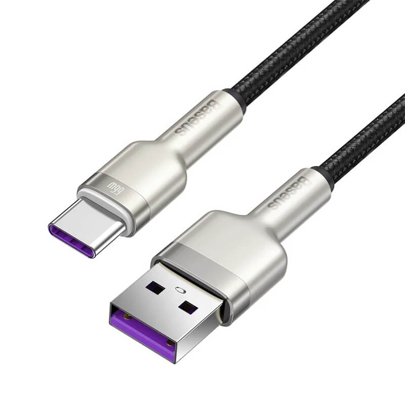 BASEUS 66W USB-C Charging Cable (1M) | Cafule Metal Series 6A Type-C Charger Cable