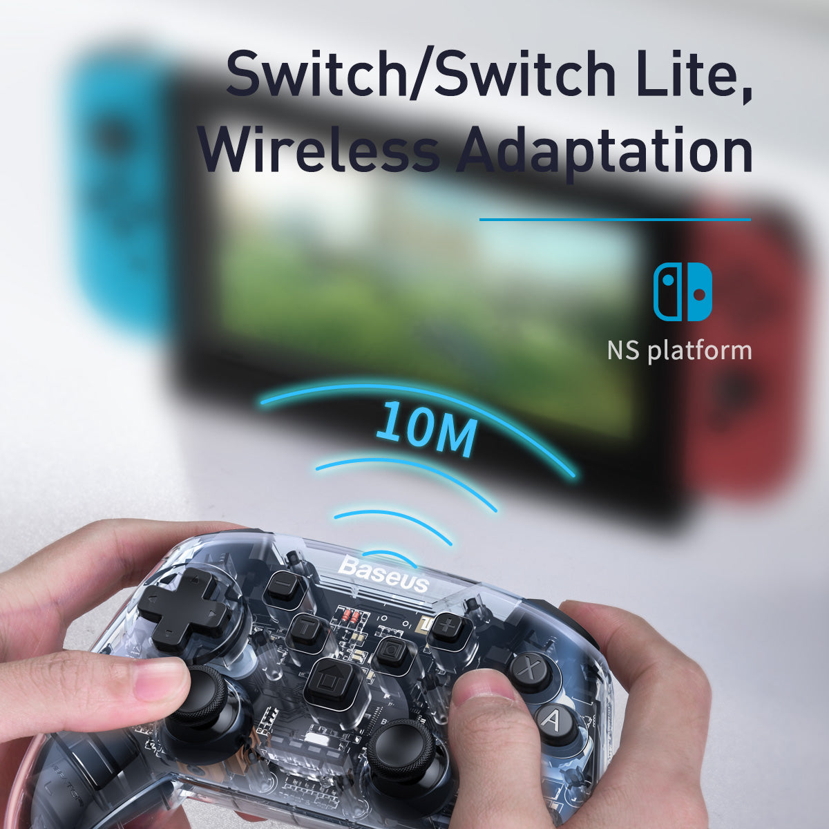 Baseus GAMO Nintendo Switch Wireless Bluetooth Motion Sensing Vibration Gamepad Controller