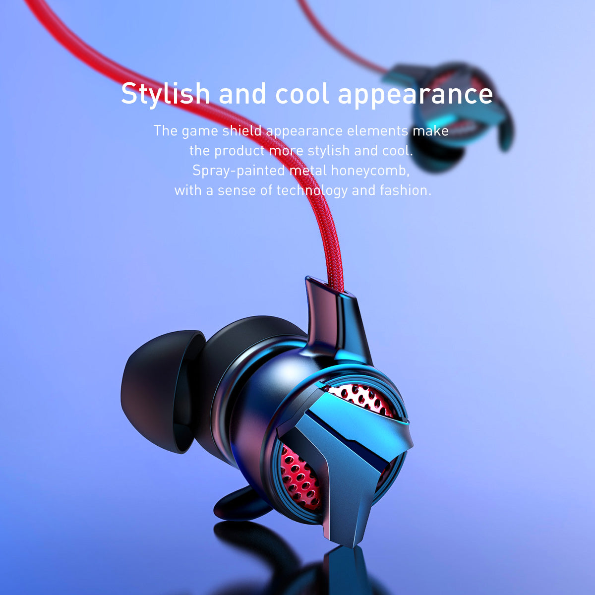 Baseus GAMO 3.5mm Wired HiFi In-Ear H15 Gaming Headset Earphones for mobile