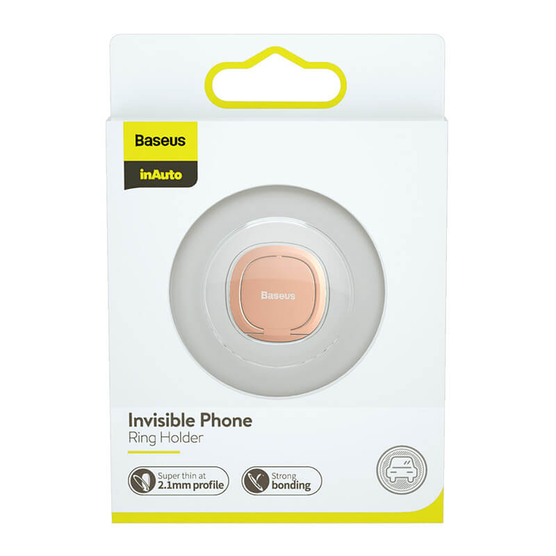 Baseus Invisible Phone Ring Rosegold Holder and Kickstand outer package