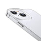 Baseus simple series transparent case on iphone's camera showing the perfect holes of case