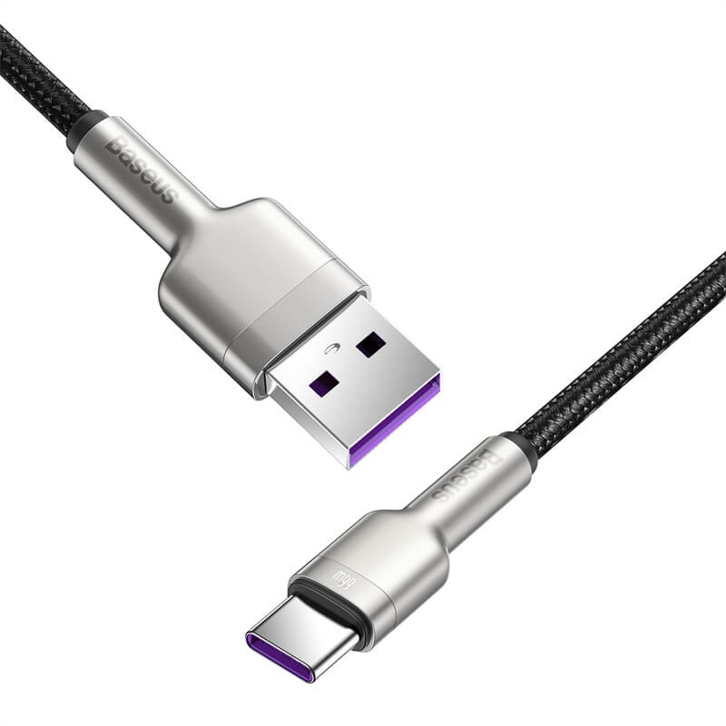 Baseus Cafule Metal Series 66w Type C to USB Cable two heads