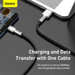 Baseus Cafule Metal Series Type C to USB Cable can be used for charging as well as transferring data