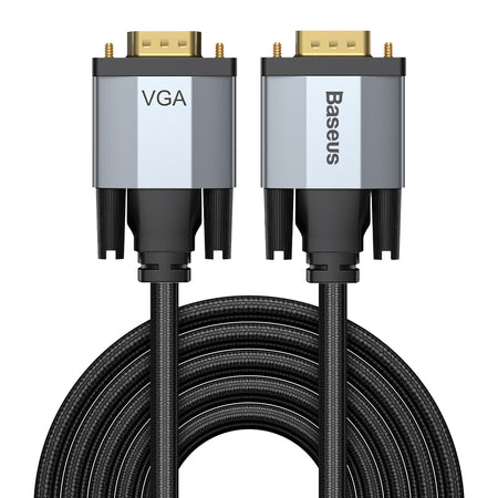 Baseus 1080P 15 Pin VGA Male to VGA Male Cable (3m)