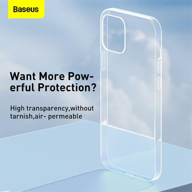Baseus iPhone Transparent Case with high transparency, without tarnish and air-permeable
