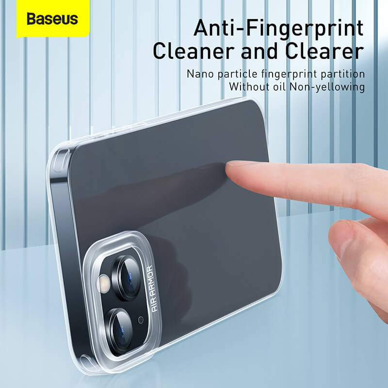 Baseus simple series transparent case is anti-fingerprint which makes it cleaner and clearer