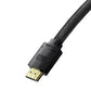 Baseus 1m 8K High Definition HDMI Cable one side head bend downwards