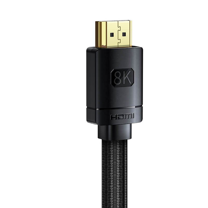 Baseus 2m 8K High Definition HDMI Cable one side head
