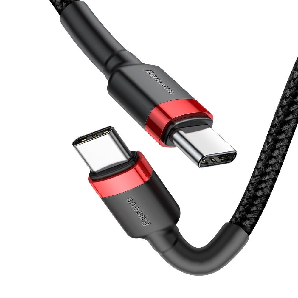 BASEUS PD 60W USB-C to USB-C Charging Cable (2M) | Cafule Series QC3.0 Type-C Fast Charger Cable