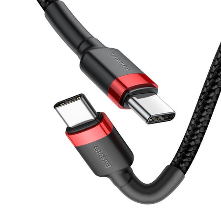 BASEUS PD 60W USB-C to USB-C Charging Cable (2M) | Cafule Series QC3.0 Type-C Fast Charger Cable