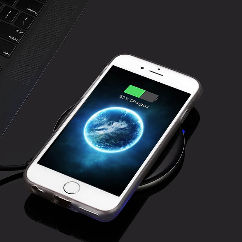 CHOETECH Lightning iPhone Ultra Thin Qi Wireless Charging Receiver Adapter (WP-IP)