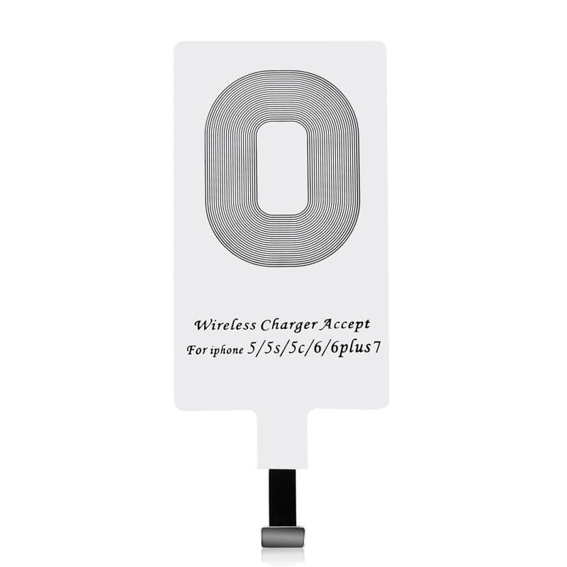 CHOETECH Lightning iPhone Ultra Thin Qi Wireless Charging Receiver Adapter (WP-IP)