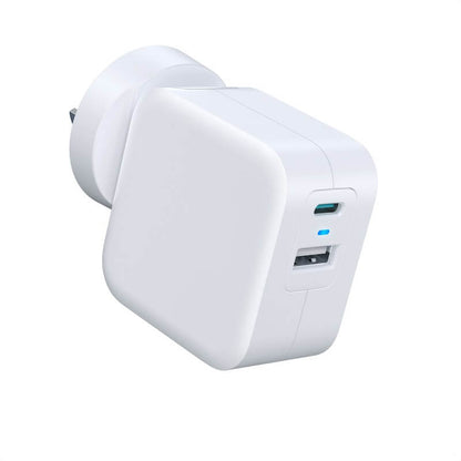 CHOETECH USB-A + Type C 38W Wall Fast Charger Adapter Plug