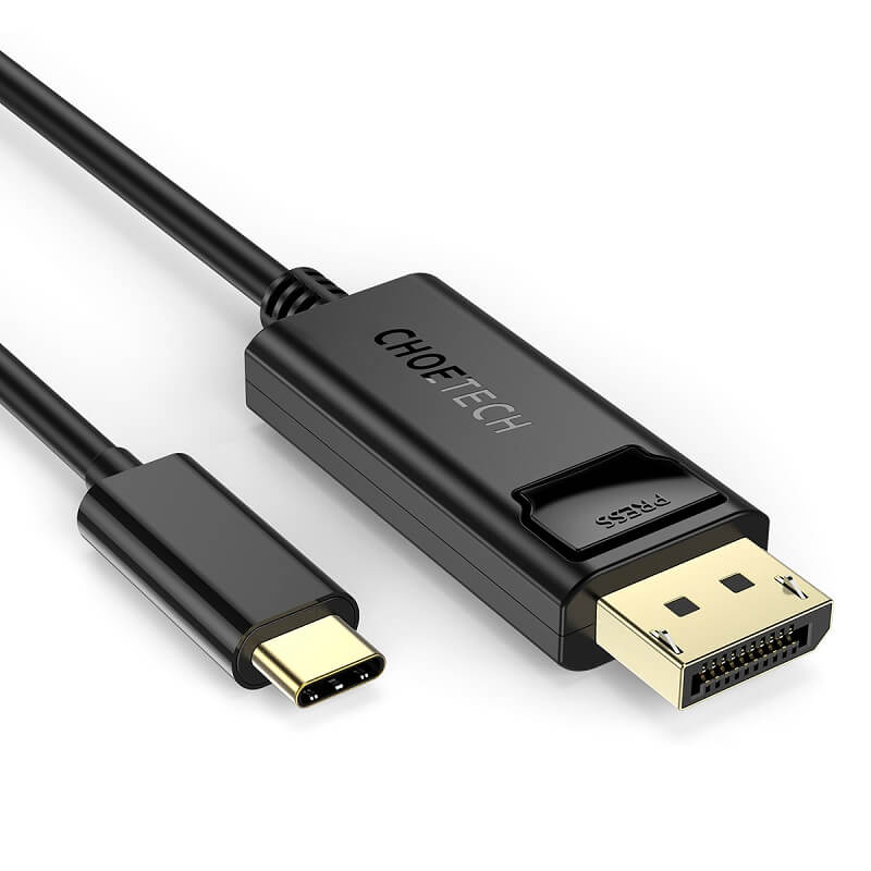 CHOETECH 4K USB-C to DisplayPort Cable 1.8m (XCP-1801BK)