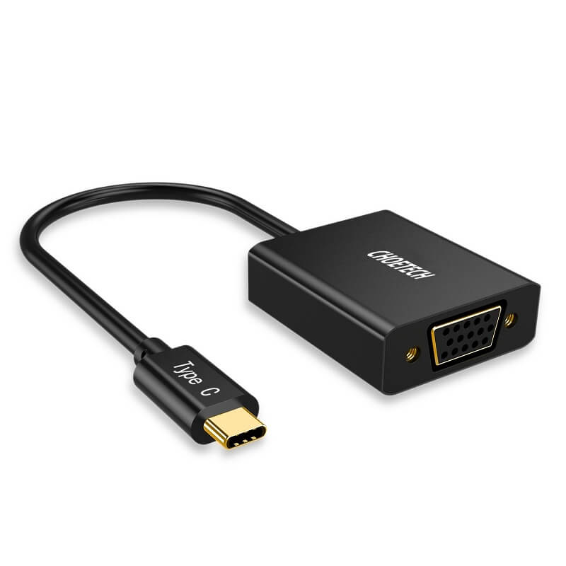 CHOETECH 1080P USB Type C to VGA Adapter - Thunderbolt 3 (HUB-V01)
