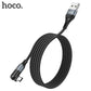 HOCO 2.4A Elbow Micro USB Charging Cable (1.2m) | U100 Orbit L Shaped Data Charger Cable