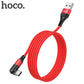 HOCO 1.2M Elbow USB-A to USB-C Charging Cable (3A) | U100 Orbit L Shaped Type-C Charger Cable