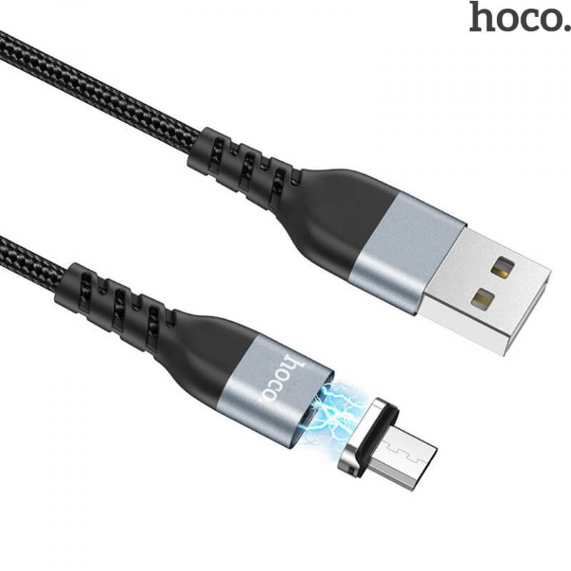 HOCO 1.2M Micro USB Magnetic Charging Cable (2.4A) | U96 Traveller Magnetic Micro to USB Charger Cable