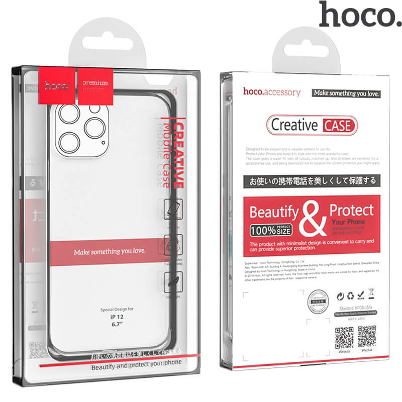iPhone 12 Pro Max Case | HOCO Light Series TPU Clear