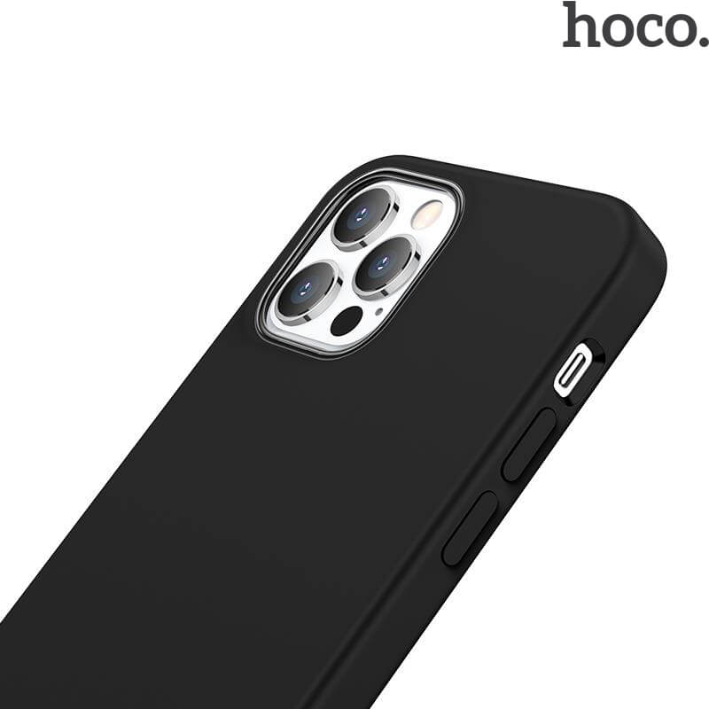iPhone 13 Pro Max Case | HOCO Pure Silicone Series Black
