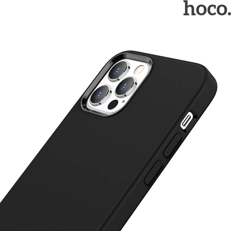 iPhone 13 Pro Case | HOCO Pure Silicone Series Black