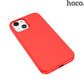 iPhone 13 Case | HOCO Pure Silicone Series Red