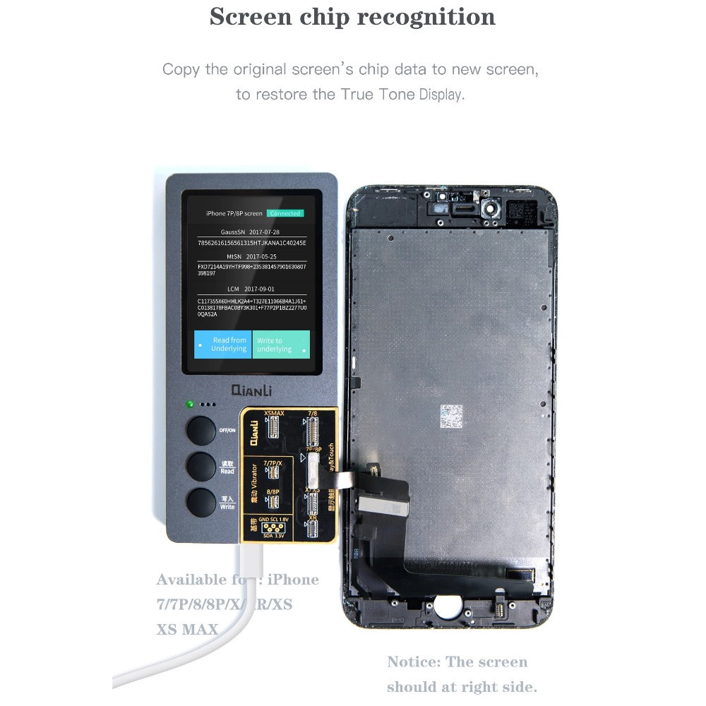 Qianli iCopy Plus 2.2 Proximity Sensor/True Tone Serial Transfer machine for 7-11 Pro Max (incl iPhone 11/12/13 Battery Board)