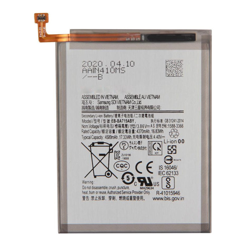 Samsung Galaxy A71 5G/S10 Lite Battery Replacement | Premium Quality (EB-BA715ABY)