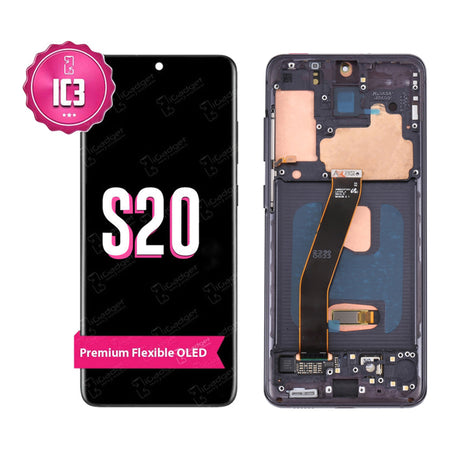 Samsung S20 IC3 Screen Replacement with Middle Frame | OLED
