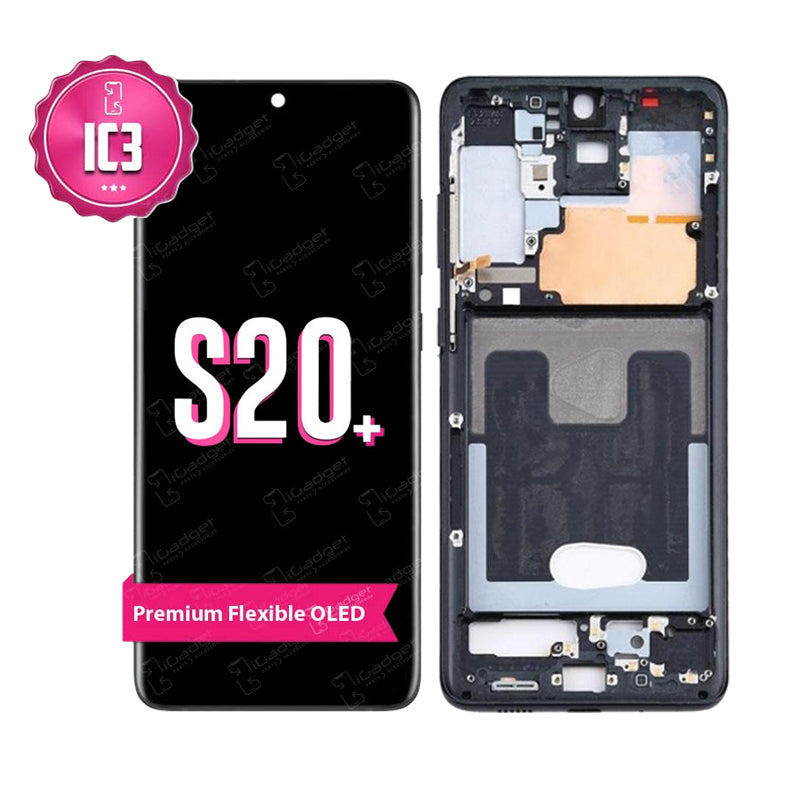 Samsung S20 Plus IC3 Screen Replacement with Middle Frame | OLED