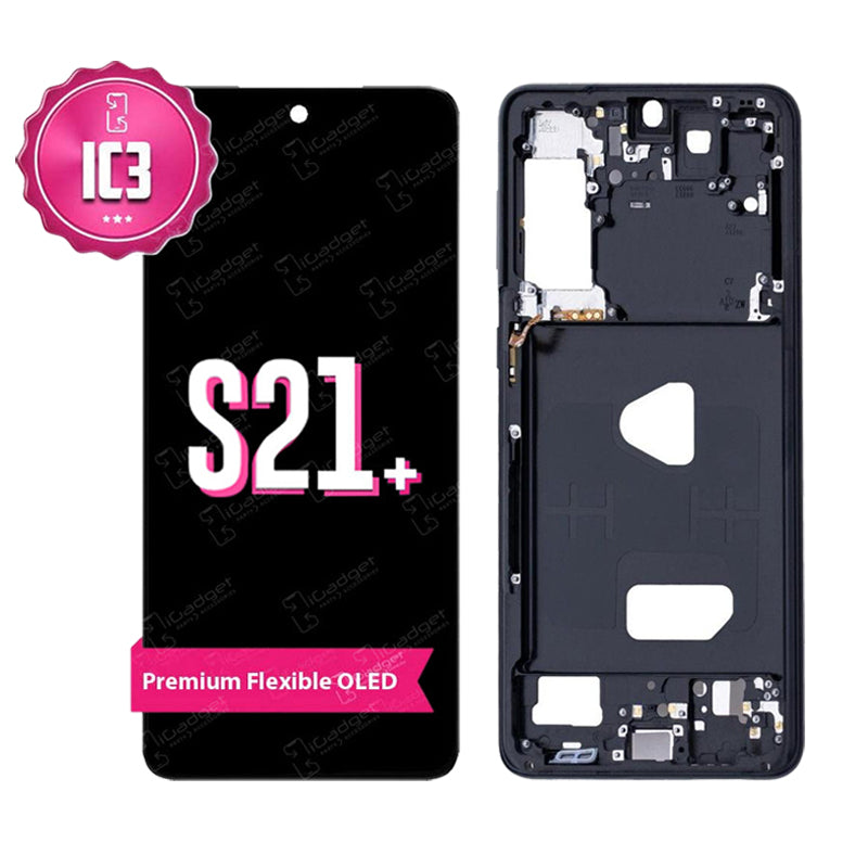 Samsung S21 Plus IC3 Screen Replacement with Middle Frame | OLED