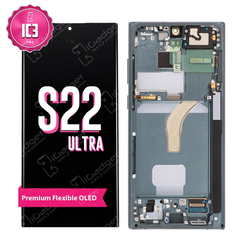 Samsung S22 Ultra IC3 Screen Replacement with Middle Frame | OLED