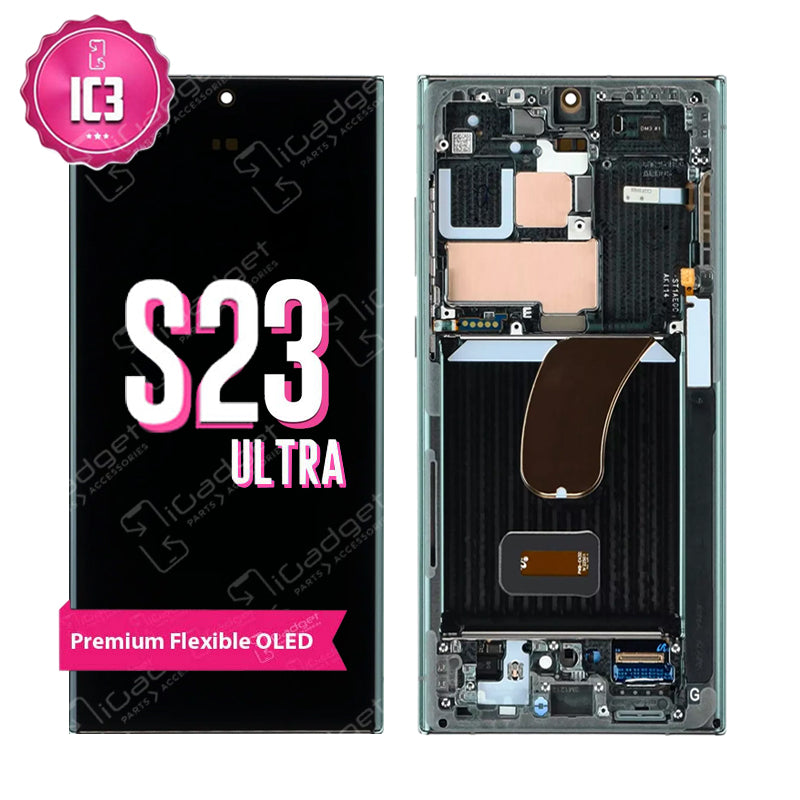 Samsung S23 Ultra IC3 Screen Replacement with Middle Frame | OLED