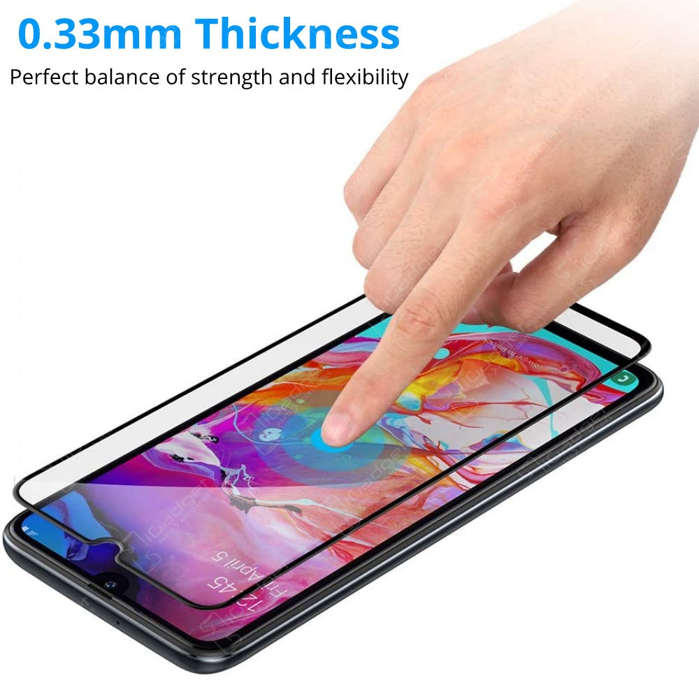 Samsung Galaxy A10/M10 Screen Protector | 3D Full Coverage Ultra Clear Tempered Glass