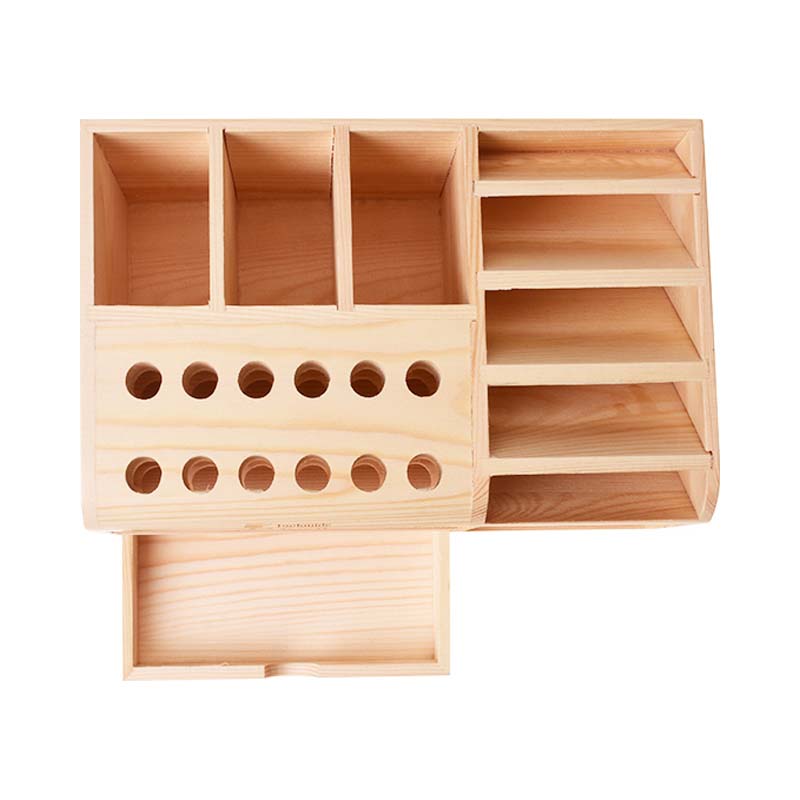 Wooden Multifunction Screwdrivers and Tools Storage Box upper part