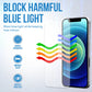iPhone 13 Pro Max Glass Screen Protector Blue Light Filter | Case Friendly