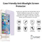 iPhone 6 Plus/iPhone 6s Plus Screen Protector | Anti-Bluelight Case Friendly Glass