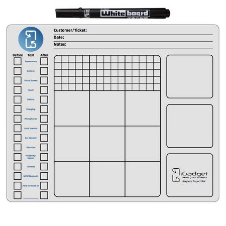 iGadget Professional Magnetic Custom iPhone Mobile Repair Work Mat with Marker