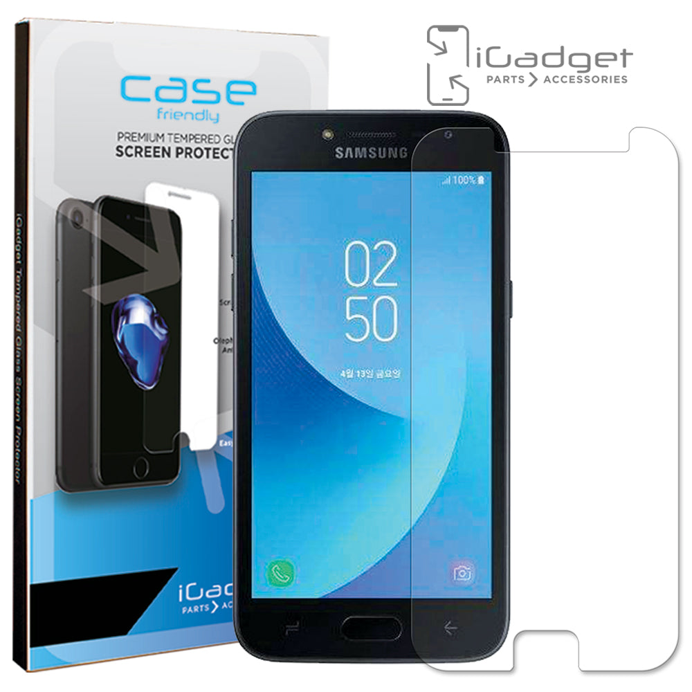 Samsung J2 Pro Screen Protector | Case Friendly Ultra Clear Tempered Glass